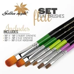 Golden Maple: Flat + Filbert Brushes - Base Coating, Drybrush & Blending. Fixed Price $21.47.