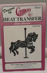 Vtg Cameo Heat Transfer Embroidery Punch Paint Design Carousel Horse T2212. Fixed Price $6.95.