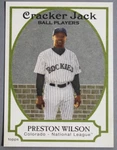 2005 Topps Cracker Jack #115 17/25 Grey Mini Preston Wilson Rookie Baseball Card. Fixed Price $20.00.