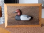 Vtg Canvas Back Duck Decoy Wall Art Carved Wood/hand-painted Plaque Cabin/lodge. Fixed Price $32.95.