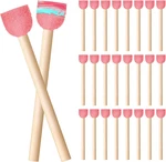 40PC Round Sponge Brush 0.6" Pink Foam Painting Tools For Crafts & Diy. Fixed Price $10.69.
