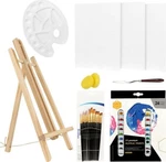 45 Art Acrylic Painting Kit 3PCS Canvases 24 Paints With Wood Easel. Fixed Price $49.99.