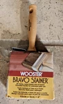 New Wooster F5119-4" Bravo Stainer Bristle/polyester Brush, Inch. Fixed Price $12.00.