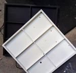 Two 7 Gypsies Artist Printer Trays, White And Black For Collage. Fixed Price $25.00.
