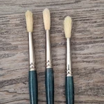 Princeton Series 5200 Ashley Long Handle Bristle Brushes - Round 6. Fixed Price $60.00.