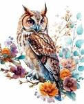 Naykow Floral Owl Diamond Painting Kits For Adults 12 X 16 Inches,. Fixed Price $10.81.