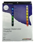 New Daler Rowney Simply Watercolor Aquarelle Set - 24 X 12ML Tubes. Fixed Price $15.00.