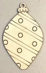Ready To Paint Wood Ornament - #360 Free Shipping. Fixed Price $6.00.