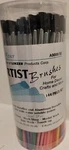 New Linzer A9000 Cylinder Artist Brush Assortment 144 Piece. Fixed Price $34.99.