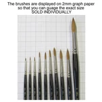 Winsor And Newton Series 7 Kolinsky Finest Sable Brush - Round All Size 000 10. Fixed Price $32.36.