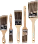 Pro Grade Paint Brushes, 5-PIECE Set, Flat & Angle For Walls. Fixed Price $11.22.