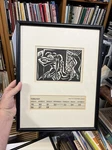 Minnesota Artist Alexander Masley Block Print Titled "bread" (1939 Calendar). Fixed Price $75.00.