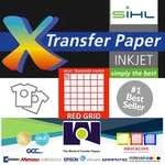 500 Sheets 8.5"X 11" Ink Jet Heat Transfer Paper Light Fabrics Red Grid Usa Made. Fixed Price $199.99.