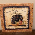 Lang The 2004 She Calendar Karen Good Unused Clean Wall Size Hanging. Fixed Price $13.20.
