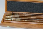 Escoda Reserva Kolinsky-tajmyr Sable Brushes, Long Handle Set Of 6 Great. Fixed Price $450.00.