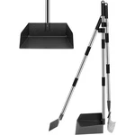 Dog Pooper Scooper Metal Tray Spade Rake Set W/long Handle Pet Waste Removal. Fixed Price $19.99.