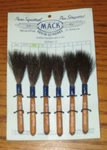Andrew Mack Squirrel Sword Striper Pinstriping Brushes 6/PK Series 10 Sz 000. Fixed Price $59.99.