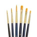Princeton Real Value, Series 9100, Paint Round 1,3,5, Shader 2,4,6, Dark Blue. Fixed Price $17.99.
