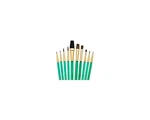 Royal Manufacturing Brushes, Super Value 10 Pack, Sable/camel Variety. Fixed Price $11.49.