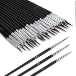 60PCS Detail Paint Brushes Set With 3 Size #0#00#000, Fine Tip Liner. Fixed Price $9.31.