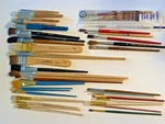 Lot Of 39 Artist Paint Brushes-contemp Crafts, Yasutomo & Others. Fixed Price $37.95.