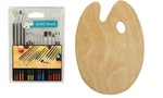 Artist 15 Pc Brush & Painters Basswood Palette Set. Fixed Price $9.99.