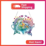 Bowetile Dolphin Diamond Art Hanging Kits For Adults, 5D Special Shape. Fixed Price $11.46.
