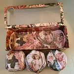 Vintage Victorian 3 Candles Tins 1997 Tri Coastal Design Mother's Day Nos. Fixed Price $15.00.