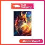 Heibago Fox Diamond Painting Kits For Adults, 5D Full Drill Round Animal. Fixed Price $12.83.
