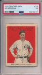 1914 Cracker Jack #115 Brennan - Psa Pr (svsc) Freshly Graded! Low Pop#. Fixed Price $1099.99.