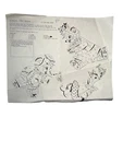Tri-chem Un-painted Pictures For Painting 7734 Giant 6 Circus Animal Cutouts. Fixed Price $49.99.