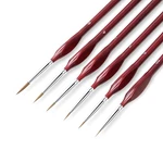Fine Detail Paint Brush Set 6PCS Tip Professional Artist S, Red Packs. Fixed Price $11.48.