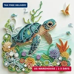 Zqeatry Sea Turtle Animal Special Shape Diamond Art Kits For ADULTS,5D. Fixed Price $11.10.