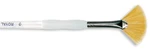 Soft-grip Golden Taklon Fan Brush Size 2. Fixed Price $7.84.
