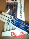 3 Pentel Energel M 0.7 Blue Pearl Liquid Scratch Free Needle Tip. Fixed Price $7.99.