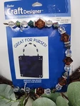 Beaded Purse Handles By Darice Lot Of 2 Amber Silver Smoke Craft Bag Making. Fixed Price $10.48.
