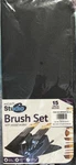 Mont Marte Paint 15 Brushes, Watercolor, Acrylic, Oil, W/case #rbin. Fixed Price $9.99.