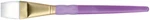 Crafter's Choice White Taklon Wash Brush 1/4 Width. Fixed Price $7.55.
