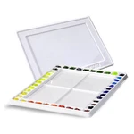 Watercolor Painting Palette With Cover 40 Small Wells & Large Mixing Are. Fixed Price $38.27.