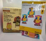 Happy Fall Owl Foam / Paper Cup Characters Craft Kits Creatology Kids New. Fixed Price $5.99.