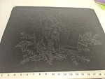 Tri-chem Velvet/flock Picture To Paint. 8814 Candles & Bible, Day/nite. Fixed Price $14.99.