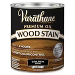 Varathane 211716H Premium Wood Stain, Oil Based, Golden Oak, Quart. Fixed Price $18.25.