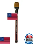Winsor & Newton Series 295 Golden Nylon Natural Hair Pony Short Wash Brush. Fixed Price $56.35.