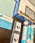Silhouette Vinyl Starter Kit Bundle New Sealed Blade Black White Clear Free Ship. Fixed Price $24.99.
