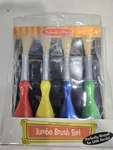 Melissa & Doug Jumbo Paint Brush Set Pc. #4118 New. Fixed Price $8.95.