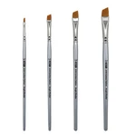 Zem Brush Golden Taklon Angle Shaders Set Sizes 1/8", 1/4', 3/8", 1/2". Fixed Price $24.25.