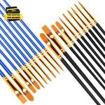Paint Brushes Set, Round-pointed Tip Nylon Hair Artist Acrylic, Oil Watercolor,. Fixed Price $8.28.