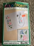 Bucilla Colorpoint Paintstitching Placemat & Napkin Set Of 2 Morning Glories Nip. Fixed Price $5.00.
