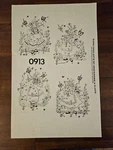 Tri-chem 0913 Butterfly Girls Discovery Kit Set 4 Pictures To Paint Nos 1983 Usa. Fixed Price $15.00.