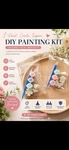 Diy Painting Set W/ Mini Pots, 2 Brushes & Craft Pieces (4 Kits). Fixed Price $22.00.